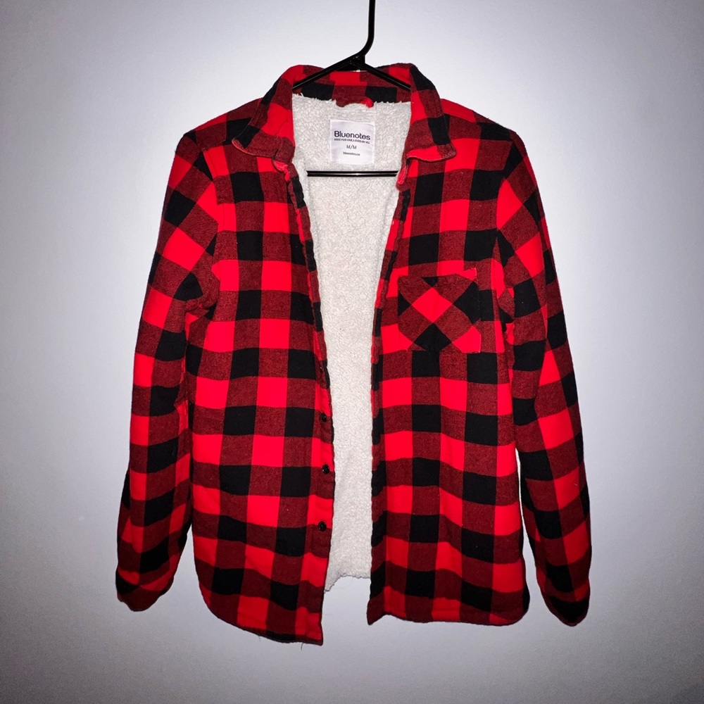 BLUENOTES - Winter flannel (Red&Black - Size M)